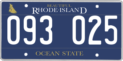 RI license plate 093025