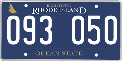 RI license plate 093050