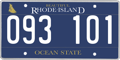 RI license plate 093101