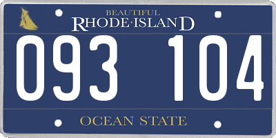 RI license plate 093104