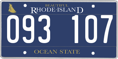 RI license plate 093107