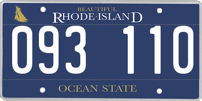 RI license plate 093110