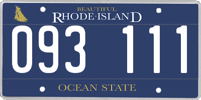 RI license plate 093111