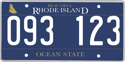 RI license plate 093123