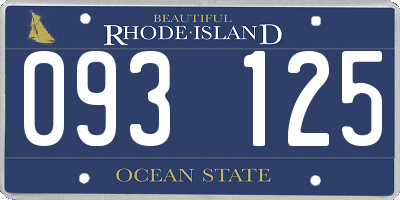 RI license plate 093125