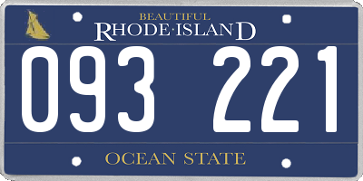 RI license plate 093221