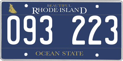 RI license plate 093223