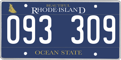 RI license plate 093309