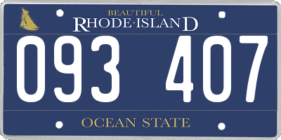 RI license plate 093407