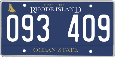 RI license plate 093409