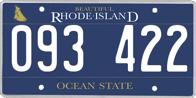 RI license plate 093422