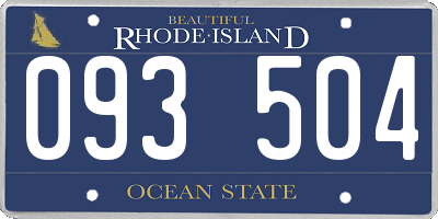 RI license plate 093504