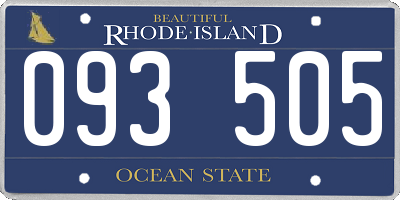 RI license plate 093505