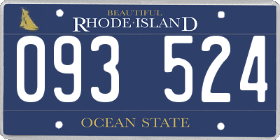 RI license plate 093524