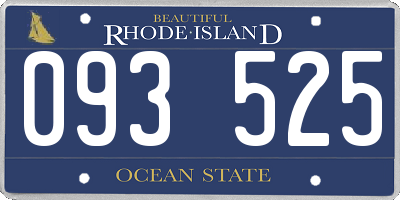 RI license plate 093525