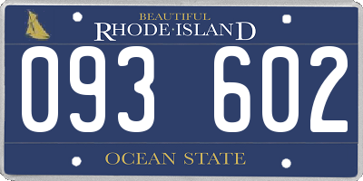 RI license plate 093602