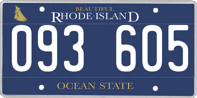RI license plate 093605