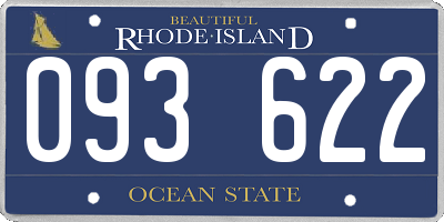 RI license plate 093622