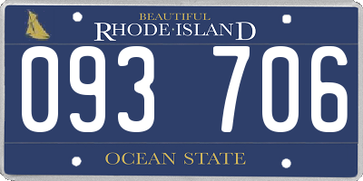 RI license plate 093706