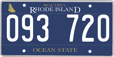 RI license plate 093720