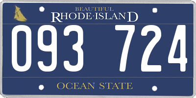 RI license plate 093724