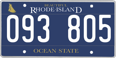 RI license plate 093805