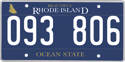 RI license plate 093806