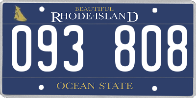 RI license plate 093808