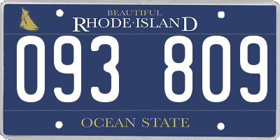 RI license plate 093809