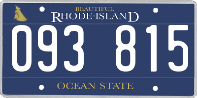 RI license plate 093815