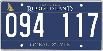 RI license plate 094117