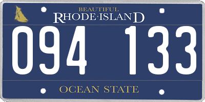 RI license plate 094133