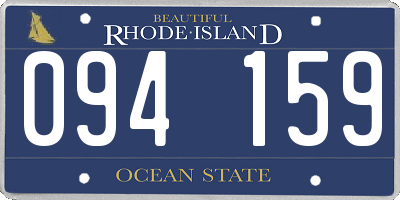 RI license plate 094159