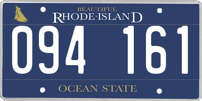RI license plate 094161