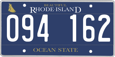 RI license plate 094162