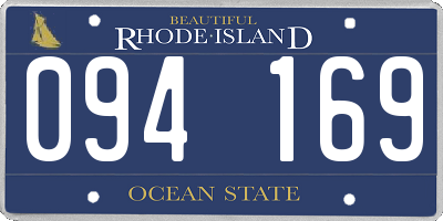 RI license plate 094169