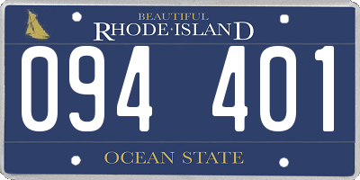 RI license plate 094401