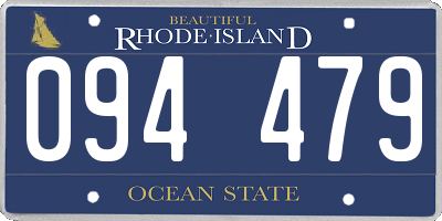 RI license plate 094479