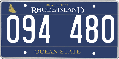 RI license plate 094480