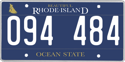 RI license plate 094484