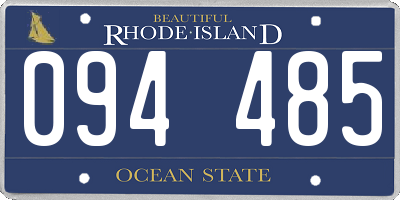 RI license plate 094485