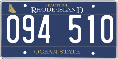 RI license plate 094510