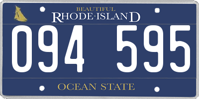 RI license plate 094595