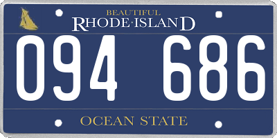 RI license plate 094686
