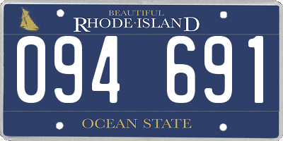RI license plate 094691