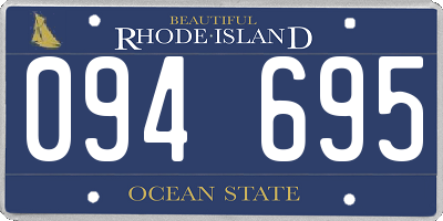RI license plate 094695