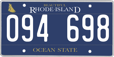 RI license plate 094698