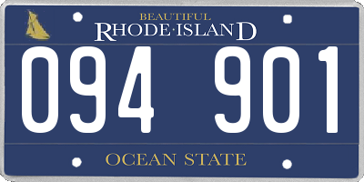 RI license plate 094901