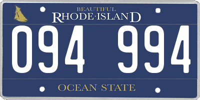 RI license plate 094994