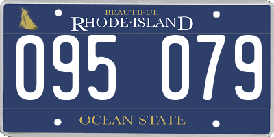 RI license plate 095079